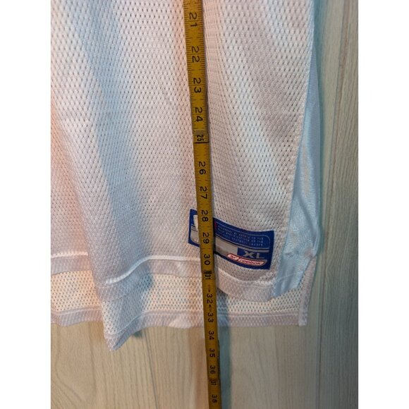 Reebok NFL Pittsburg Steelers Troy Polamalu #43 White Jersey Size XL Distressed - Picture 8 of 8